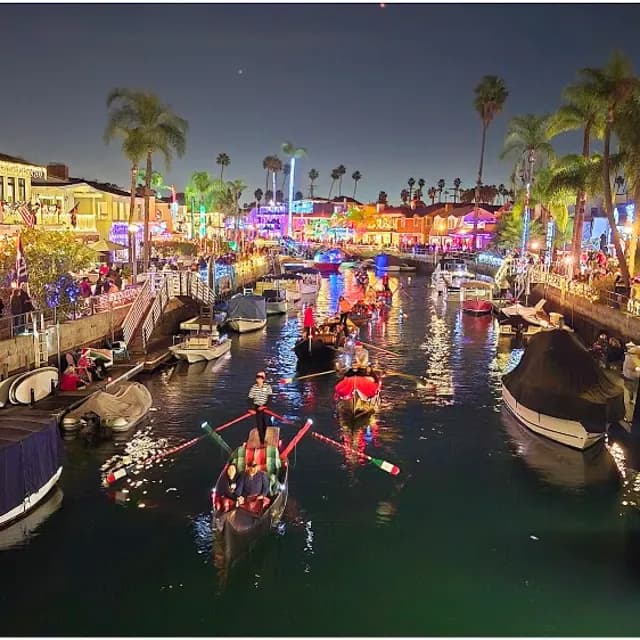 Naples Island & Canals — 1-2 hours pre-cruise activity near Port of Long Beach