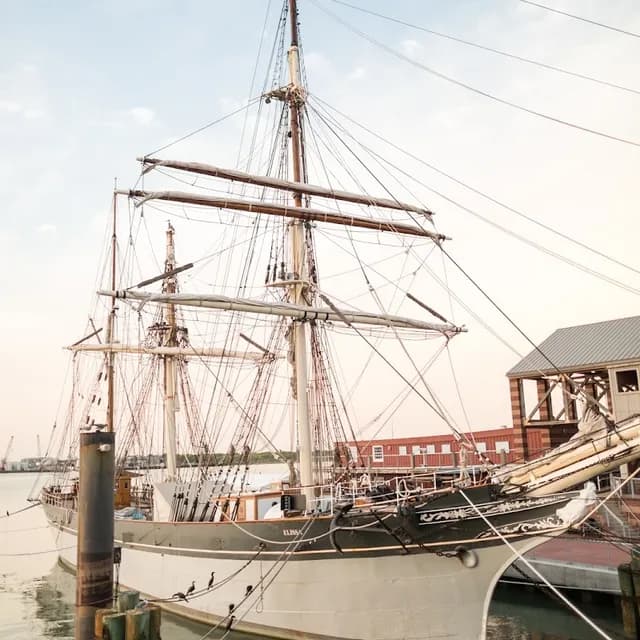 Tall Ship ELISSA at Galveston Historic Seaport