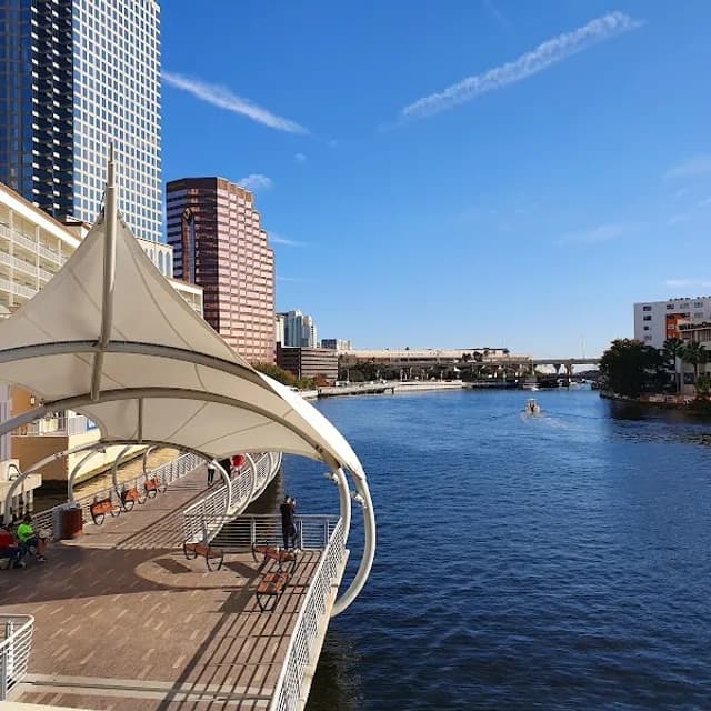 Tampa Riverwalk — 1-2 hours pre-cruise activity near Port Tampa Bay