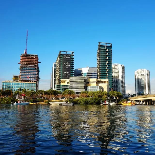 Water Street Tampa — 1-2 hours pre-cruise activity near Port Tampa Bay