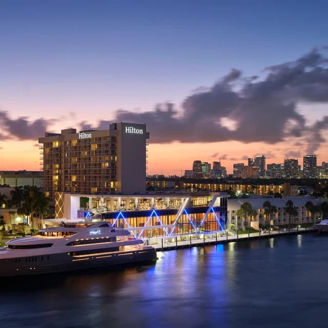 Hilton Fort Lauderdale Marina near Port Everglades