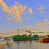 Rainbow Harbor Bike Path